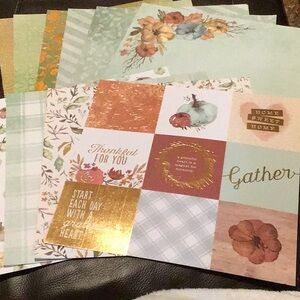 Autumn 🍂 Loose Scrapbook Paper Bundle